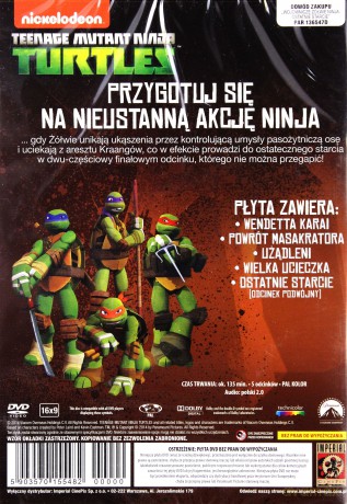 Wojownicze Żółwie Ninja: Ostatnie Starcie [DVD]