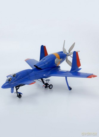 Royal Space Force: The Wings of Honneamis Plastic Model Kit 1/72 Honneamise Oukoku Air Force Fighter Schira-DOW 3rd (Two-seater) 21 cm