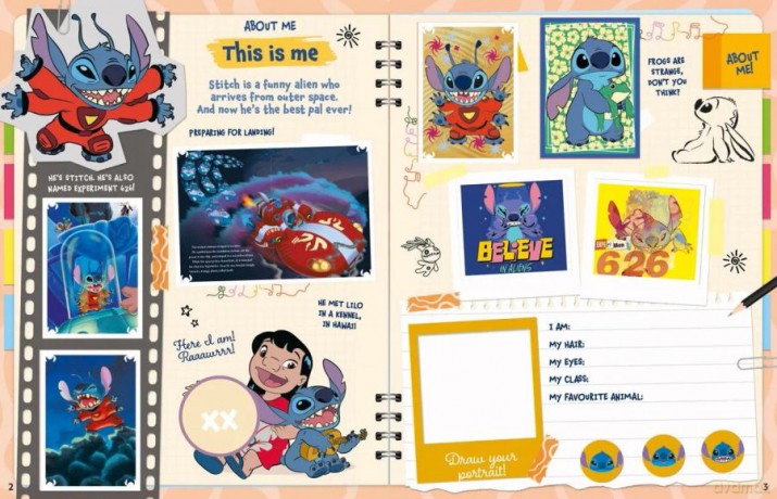 Stitch Super ScrapBook Sticker Collection Album