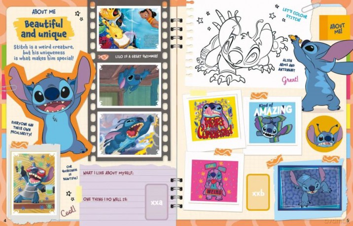 Stitch Super ScrapBook Sticker Collection Album