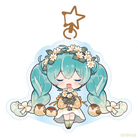 Hatsune Miku Acrylic Keychain Kawaii Autumn Time