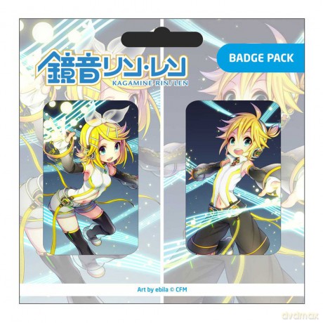 Hatsune Miku Pin Badges 2-Pack Set C
