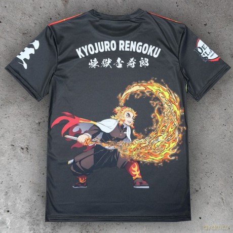 Demon Slayer: Kimetsu no Yaiba T-Shirt Kyojuro Rengoku Size M