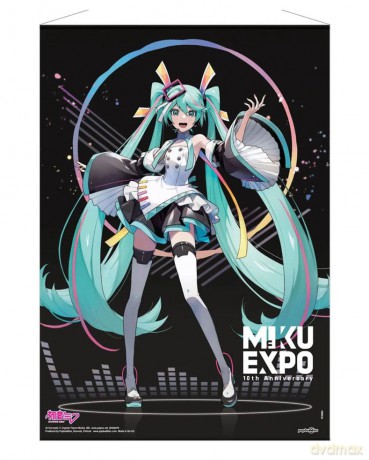 Hatsune Miku Wallscroll Miku Expo 10th Anniversary Limited Edition 50 x 70 cm