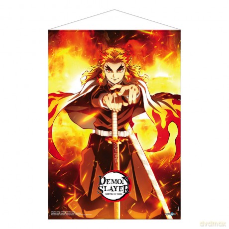 Demon Slayer: Kimetsu no Yaiba Wallscroll Kyojuro Rengoku 50 x 70 cm