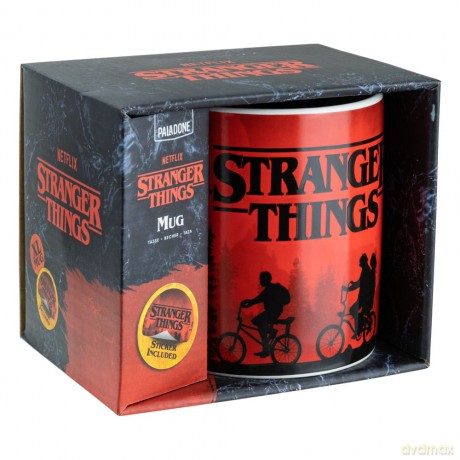 Stranger Things Kubek + naklejka