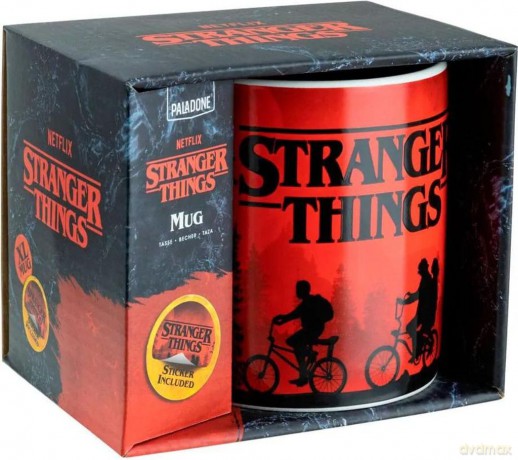 Stranger Things Kubek + naklejka