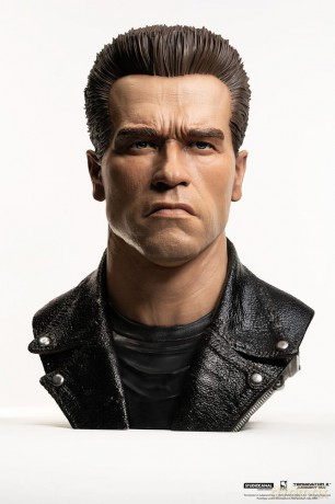 Terminator Replik 1/1 T-800 Model 101 Art Mask Painted Standard Version 46 cm