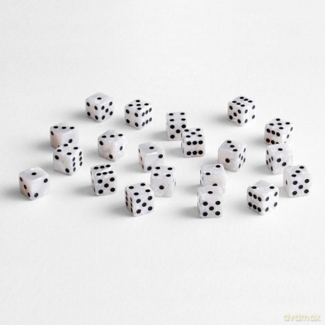 Q Workshop Dice Set Full Pack D6 Pearl (20)