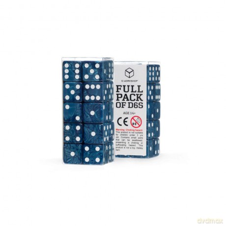 Q Workshop Dice Set Full Pack D6 Cobalt (20)
