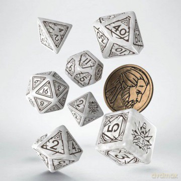 The Witcher Dice Set Geralt The White Wolf (7)