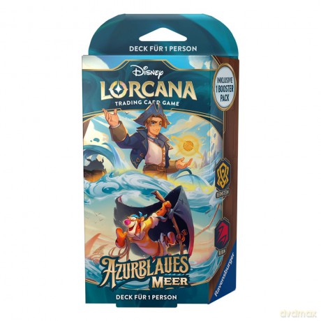 Disney Lorcana TCG Azurblaues Meer Starter Decks Display (8) *German Edition*