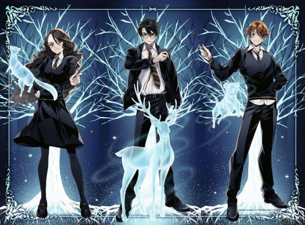 Harry Potter Glow-in-the-Dark Jigsaw Puzzle Glowing Patronus (500 pieces)