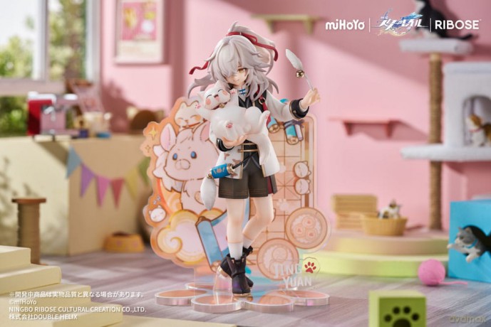 Honkai: Star Rail Rise Up Little Cat Series PVC Statue Jing Yuan 20 cm