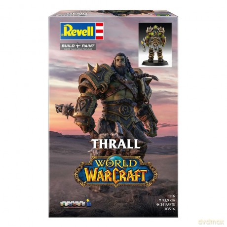 World of Warcraft Model Kit Gift Set 1/16 The Orc Thrall 13 cm