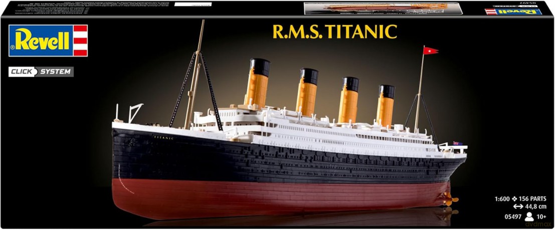 Titanic Model Kit 1/600 R.M.S. Titanic 55 cm