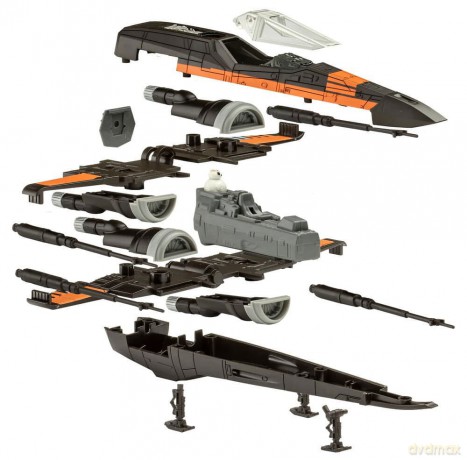 Star Wars Model Kit 1/78 Poe's X-Wing Fighter 22 cm