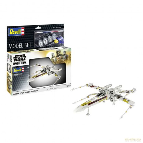 Star Wars Model Kit with basic accessories 1/57 Carson Teva's X-Wing Fighter 22 cm