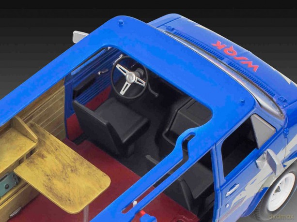 Stranger Things Model Kit 1/25 Squawk Van (Aqua Color) 21 cm