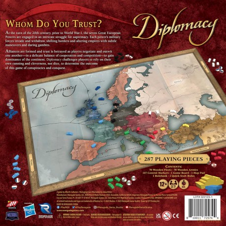 Avalon Hill board game Diplomacy *English Version*