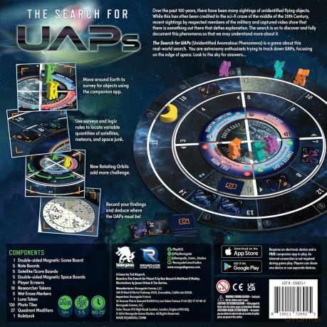 The Search for UAPs board game *Englische Version*