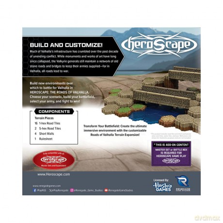 Heroscape Terrain Expansion The Roads of Valhalla *English Version*