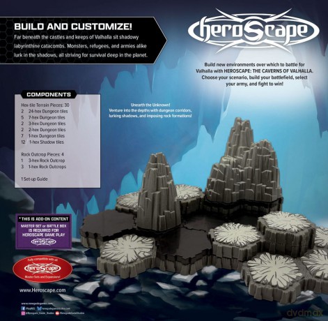 Heroscape Terrain Expansion The Caverns of Valhalla *English Version*
