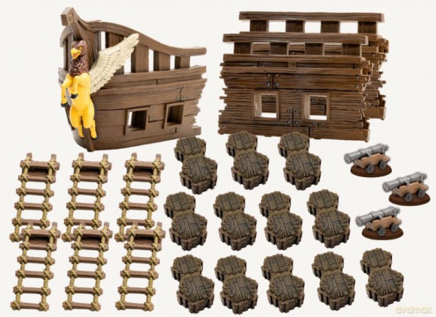 Heroscape Terrain Expansion Shores of Valhalla *English Version*