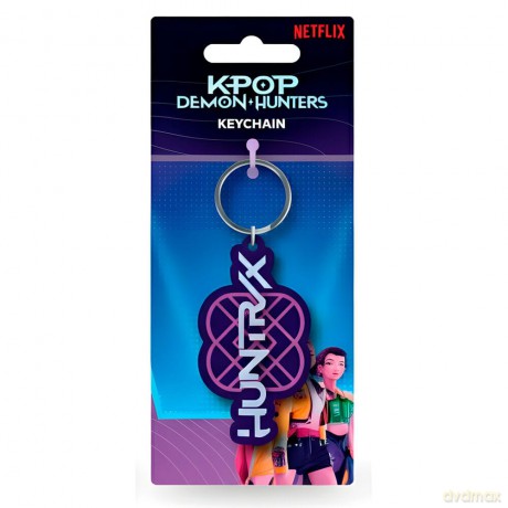 KPop Demon Hunters PVC Keychain Huntrix Logo