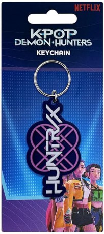 KPop Demon Hunters PVC Keychain Huntrix Logo