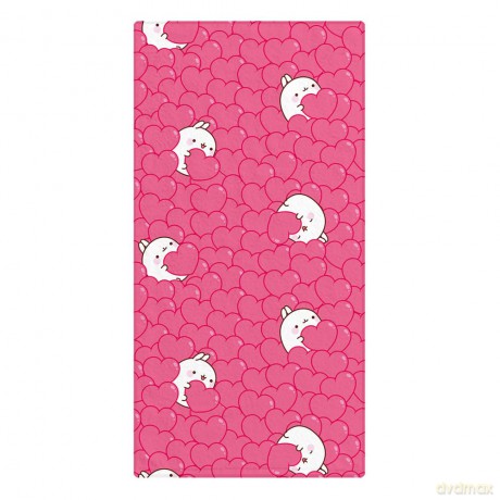 Molang Towel Hearts 35 x 75 cm
