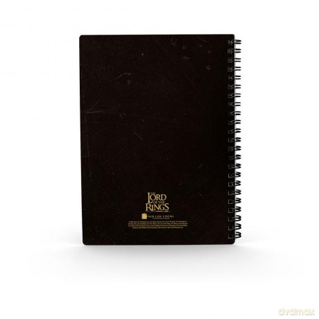 Lord of the Rings Notebook with 3D-Effect Aragorn
