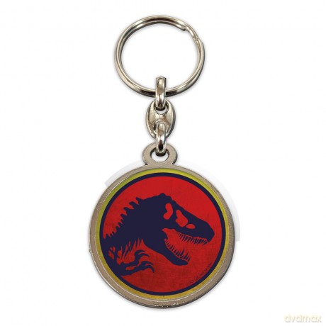 Jurassic Park Metal Keychain Logo 7 cm