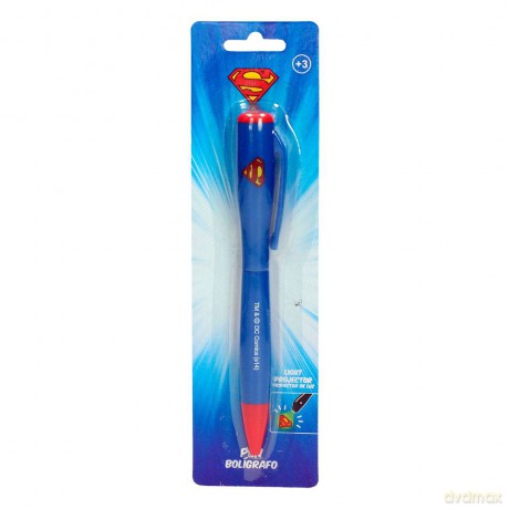 Superman Ball Pen with Light Logo
