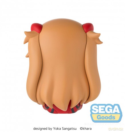 Evangelion: New Theatrical Edition Fuwa Petit Chibi Figure Asuka Plug Suit 8 cm
