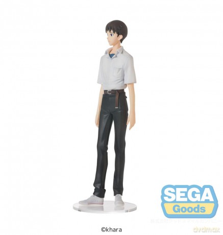 Rebuild of Evangelion High Premium PVC Statue Shinji Ikari Uniform Ver. Evangelion: New Theatrical Edition 22 cm