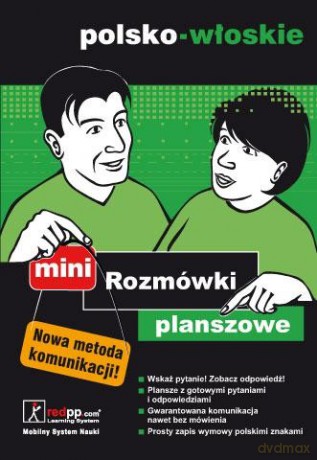 Minirozmówki Planszowe Polsko-Włoskie [KSIĄŻKA]
