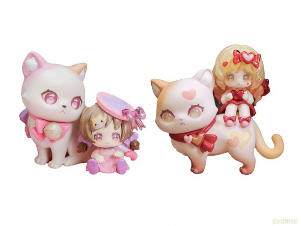 Original Character Trading Figures Cat Nizizi-Kitten with you 8 cm Assortment (6)