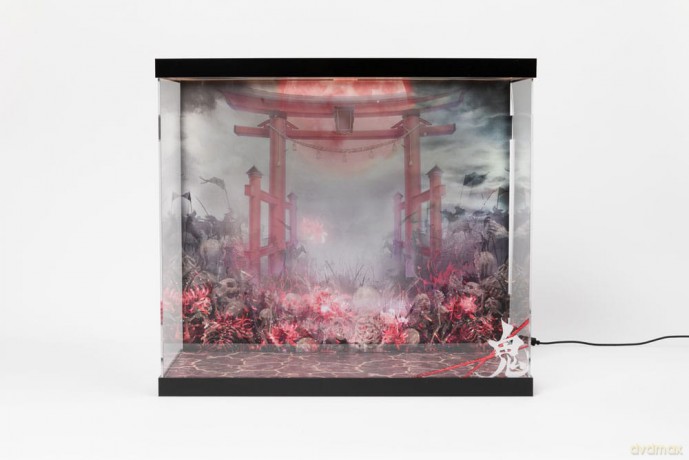 SHINSAI Acrylic Display Case with Lighting Inbina Rasethuhime Saki 39 cm