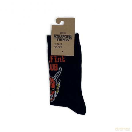 Stranger Things Socks Hellfire Club Large