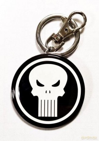 Marvel Comics Metal Keychain Punisher Logo