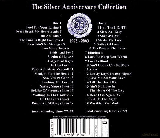 Whitesnake: The Silver Collection [2CD]