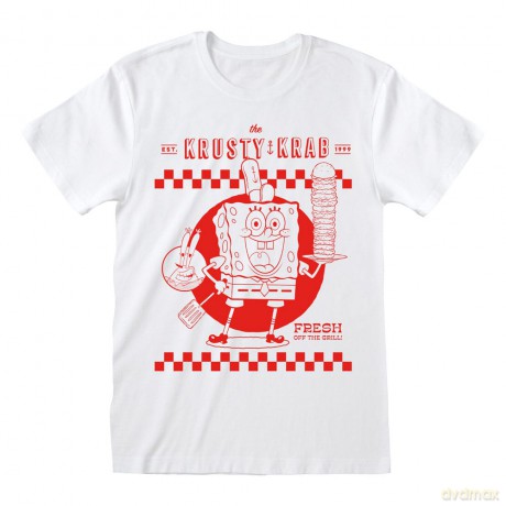 SpongeBob Squarepants T-Shirt Krusty Krab White Size M