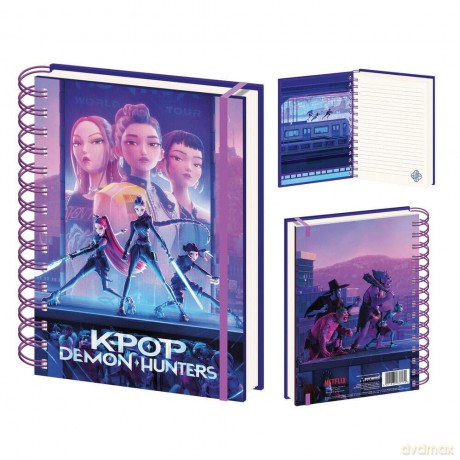 Kołonotatnik K-Pop Demon Hunters A5