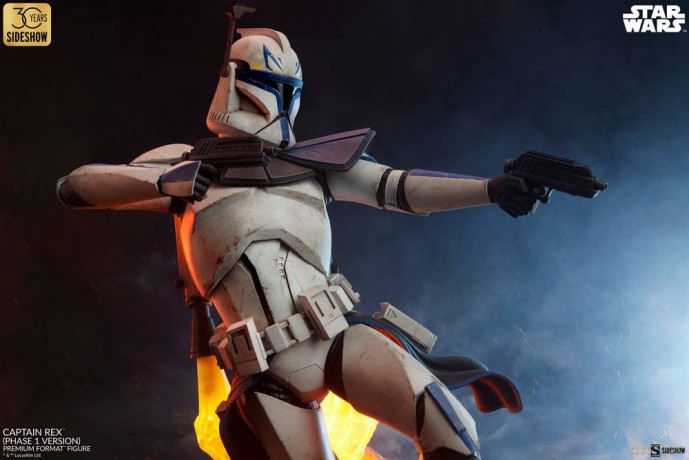 Star Wars Premium Format Figure Captain Rex (Phase 1 Version) Sideshow Exclusive 68 cm