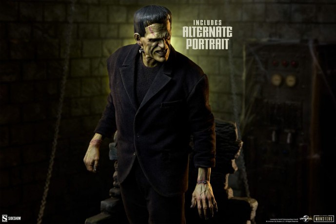 Frankenstein Premium Format Mixed Media Statue Frankenstein (Fabric Costume) 57 cm