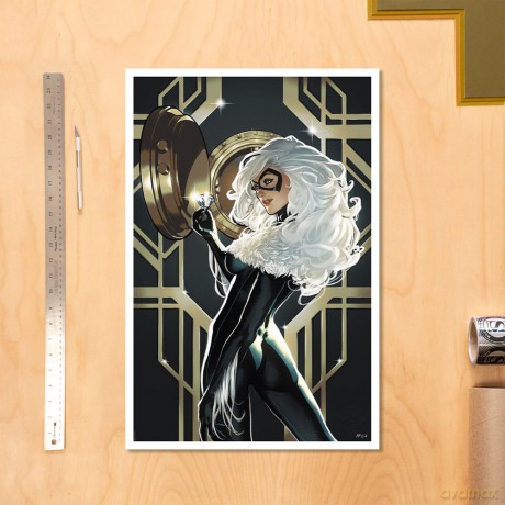 The Amazing Spider-Man Art Print Cosmic Black Cat 61 x 41 cm - unframed
