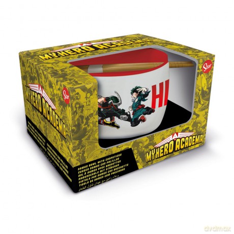 My Hero Academia Miska do ramen z pałeczkami Jump