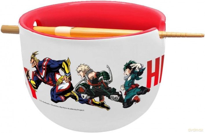 My Hero Academia Miska do ramen z pałeczkami Jump