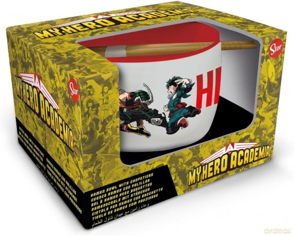 My Hero Academia Miska do ramen z pałeczkami Jump